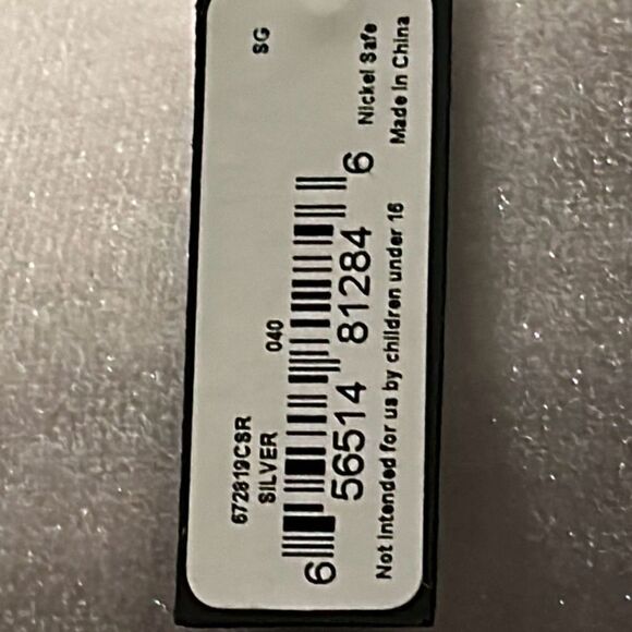 Christian Sirano Womens Silver Statement Necklace Chunky Square Chain Design New - Picture 4 of 6